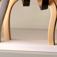 Sculptures minimalistes modernes ornements de chevaux artisanat d'art décorations abstraites pour la maison cadeaux de vacances