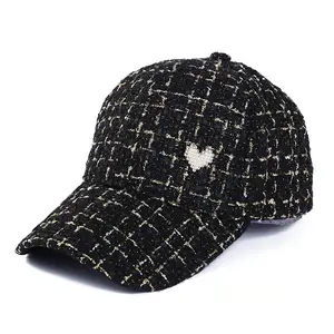 YJL Wholesale Custom Korean Gold Thread Chevron Outdoor Breathable Sunscreen Hats Caps Sports Caps Baseball Caps