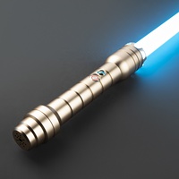Nexussabers Force FX Heavy Dueling Rechargeable Lightsaber Smooth Swing Motion Control LED Flashing Saber untuk Star Wars