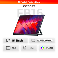 Moniteur portable 15,6 pouces 1080P FHD USB-C HDMI, écran externe pour ordinateur portable, téléphone, PS5, Switch, voyages, jeux, travail