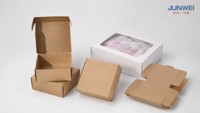 Emballage en carton ondulé biodégradable pour sushis et plats chauds à emporter avec poignée, jetable pour la restauration événementielle