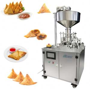 Idées commerciales de machines à en-cas pour l'usine de fabrication Machine à pâte Rouleau à ressort Machine Samosa - Product Image 1