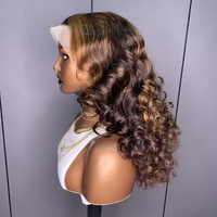 BOZHEN Pelucas de Encaje 13x4 4x4 de Venta Caliente, Cabello Humano Natural Rizado Tipo Huevo, con Cutícula Alineada 12A, de Proveedores