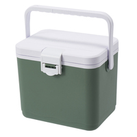 Accessoires de camping, boîte de rangement alimentaire portable, boîte à pique-nique en plastique rigide, boîte à lunch chaude et froide, 4,5 QT, glacière thermique réutilisable