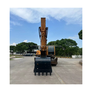 Excavateur sur pneus Hyundai 210W d'occasion 21ton Hyundai 210W-9T 210w-9s de haute qualité au prix d'usine machines de construction équipement lourd - Product Image 6
