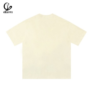 Custom GRAVVI Heavyweight 300 Grams 100%cotton Western Cowboy <b>Skull</b> Print Streetwear Casual <b>TShirt</b> Men - Product Image 2