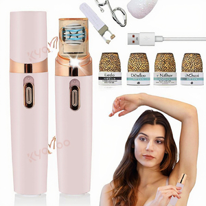 <span class=keywords><strong>Rasoir</strong></span> électrique Pro pour femmes pour visage corps jambes bras aisselles zones de <span class=keywords><strong>bikini</strong></span>-épilateur indolore avec batterie - Product Image 3
