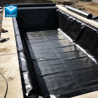 Géomembrane HDPE ultra-résistante et imperméable OBOR avec des caractéristiques écologiques pour les réservoirs, les parcs et les barrages - Couleurs personnalisables