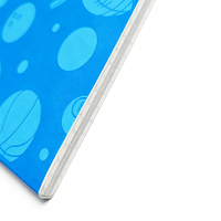 Cuaderno Cuadrado Resistente de 210 x 140 mm, Encuadernado con Pegamento, con Cubierta Impresa para África Occidental