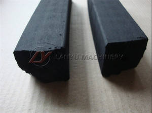 Automatische sechseckige Holzkohlebrikett-Kompressor maschine mit gebrauchtem Motor - Product Image 2