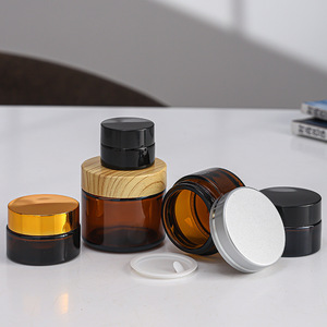 Tarro de Vidrio Redondo Mate Negro al por Mayor de 30g a Prueba de Olores para Niños, Tarro Cosmético de 5g 10g 15g 20g, Envases para Crema Facial - Product Image 5