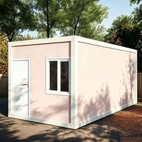 Casa Contenedor Prefabricada de 15 Años de Experiencia en Fábrica, Edificio de Oficinas Modular Personalizado, Impermeable, Resistente al Fuego, de Acero Contemporáneo
