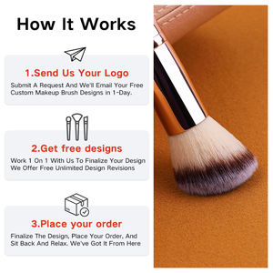 Ensemble de 24 pinceaux de maquillage pour les yeux en synthétique, pinceaux pour <span class=keywords><strong>eye</strong></span>-liner, pinceaux plats pour poudre, pinceaux pour anticernes, pinceaux pour baume à lèvres, pour le mélange quotidien des yeux - Product Image 4