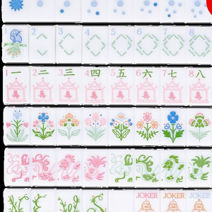 Juego de Mahjong Americano de Acrílico Premium al por Mayor, Fichas de <span class=keywords><strong>Buda</strong></span> Sonriente de Gran Tamaño para Interiores, OEM ODM de China, Envío Inmediato - Product Image 2