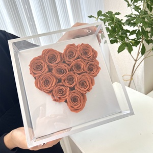 W-153 Caja <span class=keywords><strong>de</strong></span> Flores <span class=keywords><strong>de</strong></span> Acrílico Transparente con Forma <span class=keywords><strong>de</strong></span> Corazón <span class=keywords><strong>de</strong></span> Ángel para el <span class=keywords><strong>Día</strong></span> <span class=keywords><strong>de</strong></span> San Valentín <span class=keywords><strong>2022</strong></span>, <span class=keywords><strong>la</strong></span> Mejor Caja <span class=keywords><strong>de</strong></span> Regalo para Rosas Preservadas - Product Image 3