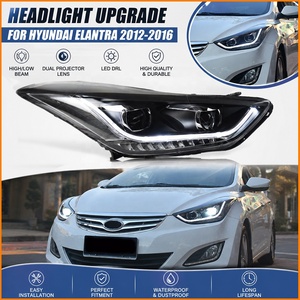 Luz Delantera LED para Hyundai Elantra V Langdong 2012-2016, Conjunto de Faros Delanteros LED para Automóvil, Diseño de Alta Configuración, Lámpara con Lente Bifocal - Product Image 2