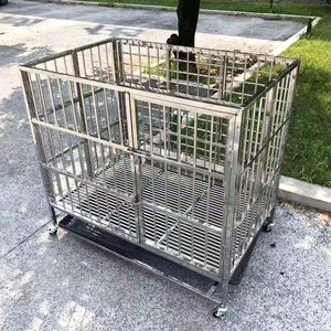 EUR VET moda ve güçlü yeni özelleştirilmiş alüminyum profilleri çerçeve için katlanabilir köpek kafesi evcil hayvan kafesi Chien kafes köpek kulübesi - Product Image 5