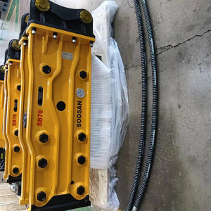 Brise-roche hydraulique Soosan SB 70 de type supérieur pour excavatrices de 16 à 21 tonnes, moteur et transmission pour usage en construction - Product Image 1