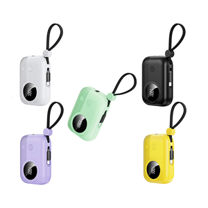 2025 prodotto di tendenza 10000mAh cavi di Power bank portatili con Display a LED a ricarica rapida caricabatterie portatile - Product Image 1