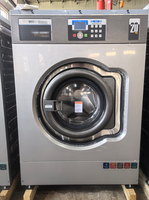 Équipement de blanchisserie commercial, lave-linge électrique 15 kg/20 kg/25 kg, boîtier en acier inoxydable, nettoyage à l'eau froide