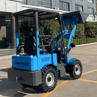 Minipala Elettrica Derette E604 4x4 con Benna e Forche, Certificata CE, Macchina a Batteria per Uso Agricolo e Paesaggistico