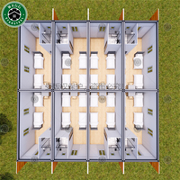Casas Contenedor Prefabricadas de Acero con Acabado de Madera, Unidades Desmontables para Oficinas, Escuelas, Dormitorios, Diseño de Casa de Campo