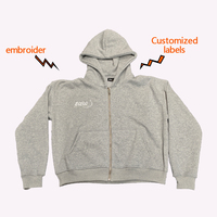 Hoodie Pria Polos Bahan Fleece Tebal Bordir Logo Custom,  Sweatshirt Camo Kasual Katun,  Tracksuit Unisex,  Sablon Logo,  Grosir
