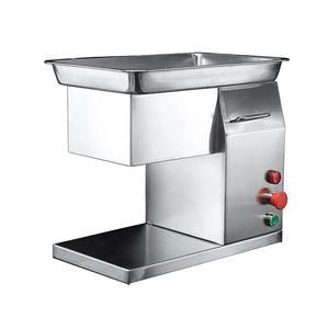 Kommerzielle elektrische Fleischst reifen maschine 2-20MM Tischplatte Frischfleischs ch neider Edelstahl für Unternehmen - Product Image 1