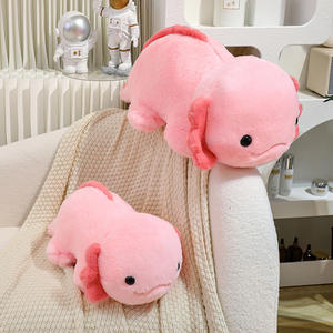 Alta calidad al por mayor adorable salamandra Axolotl juguete de peluche Super suave <span class=keywords><strong>Ambystoma</strong></span> Mexicanum muñeco de peluche lindo divertido - Product Image 4