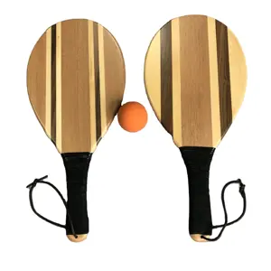 Хит продаж, теннисная ракетка для пляжа, деревянная ракетка для тенниса