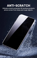 Grand bord incurvé ESD antistatique iphone King Kong verre de protection d'écran pour iPhone 1314 15 16 Pro