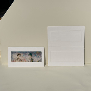 Carte postale en film translucide personnalisée en usine, billet souvenir en PET pour projection, produit touristique créatif et culturel - Product Image 2