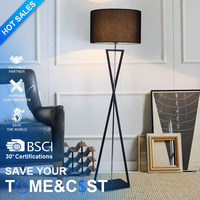 Nouvelle lampe de salon moderne de luxe pour hôtel, lampe de lecture à LED à intensité variable, lampe sur pied mère et fils