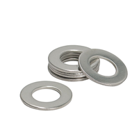 Factory Customized DIN125 Flat Washers Stainless Steel M3-M100 Available in Brass Aluminium Bronze Zinc Plain Finish Split Style