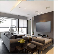 Meilleure vente 150 ''lumière ambiante Clr projecteur écran ALR UST Home cinéma écran à cadre fixe 4K projecteur Laser