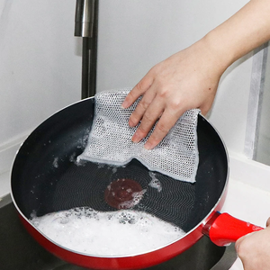 Dây thép kim loại rỉ sét loại bỏ làm sạch vải nhà bếp ma thuật rửa chén Khăn làm sạch Rag lò vi sóng bếp sạch công cụ món ăn vải - Product Image 2