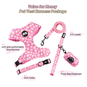Großhandel Luxus Simple XL Custom ized Cross-Border Pet Dog Harness Weste Massiv Polyester gepolstert Kragen Knopf Mode Luxus Haustiere - Product Image 2