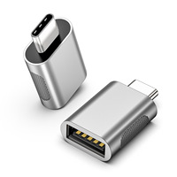 Convertidor OTG USB-C a USB3.2 Gen2 de 10 Gbps, Adaptador USB-C a USB-A para MacBook Air