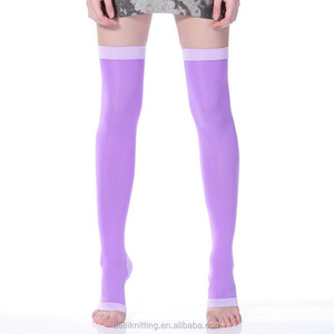 Medias <span class=keywords><strong>de</strong></span> Compresión Anti-Trombosis hasta el Muslo, NUEVAS 2026, con Diseño <span class=keywords><strong>de</strong></span> Puntos, Material Spandex, Transpirables y Antibacterianas - Product Image 3