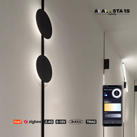 Système d'ajustement de la couleur par gradation 0-10V, rail magnétique 48V 10mm, éclairage linéaire LED magnétique encastré ultra-fin