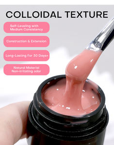 Оптовый поставщик 108 цветов геля для наращивания ногтей, нетоксичный, без HEMA, с возможностью нанесения логотипа и приватной маркировки - Product Image 4