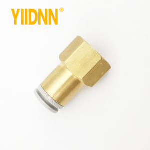 SMC 형 공기 파이프 피팅 KQ2F 4 6 8 10 12 호스 튜브 1/8 "3/8 1/2 BSP 1/4 암나사 황동 공압 커넥터 빠른 피팅 - Product Image 3