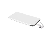 Batterie externe ultra-fine 10000 mAh avec double port USB, chargeur portable, pack de batterie ultra-mince, logo personnalisé