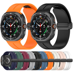 Cinturino in Silicone per <span class=keywords><strong>Samsung</strong></span> Galaxy Watch <span class=keywords><strong>Ultra</strong></span> 47mm Design Scanalato Fibbia Magnetica Cinturino Sportivo Sostitutivo - Product Image 2