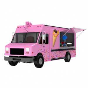 Camion de nourriture électrique de voyage rapide OEM, chariot à glaces, chariot à hot-dogs, camion à café, remorque avec équipement de cuisine, congélateur, nourriture en collation - Product Image 1