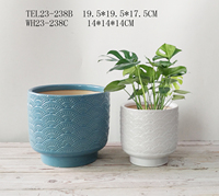 Décoration d'intérieur moderne, panier à viande en porcelaine blanche simple et créative de haute qualité, design élégant, couvre-pot de plante pour le salon