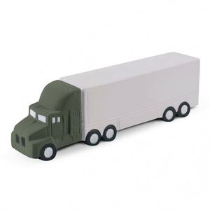 Balle anti-stress en mousse souple de 15 cm en PU, imprimée en sérigraphie avec logo en forme de camion, cadeaux promotionnels - Product Image 2
