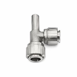 YOD Raccord rapide coudé empilable en acier inoxydable SUS 304 316L 1/4" 3/8" à connexion rapide pour distributeur d'eau RO et pièces de filtre - Product Image 2