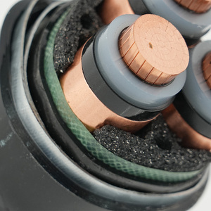 고전압 내화 YJV22 와이어 8.7/15kV <span class=keywords><strong>3</strong></span>*50/70/95 스퀘어 순수 구리 장갑 매설 케이블 전원 - Product Image 2