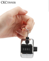 Compteur de nombres à 4 chiffres, Mini compteur de comptage à main, affichage de Clicker de Golf, comptage manuel Max. 9999 compteur d'entraînement